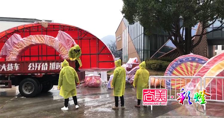 2022年春節蘇州彩燈——跨越2400公里，運輸彩燈到甲方指定安裝地