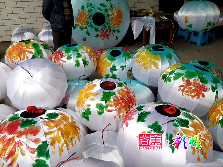 折疊式圓燈籠通道燈，氛圍裝飾亮化燈